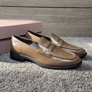 Sarto Eden Stud Loafers Brown Loafers NEW size 9.5